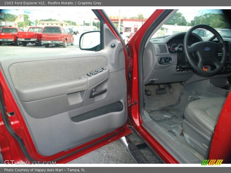 Redfire Metallic / Graphite Grey 2003 Ford Explorer XLS