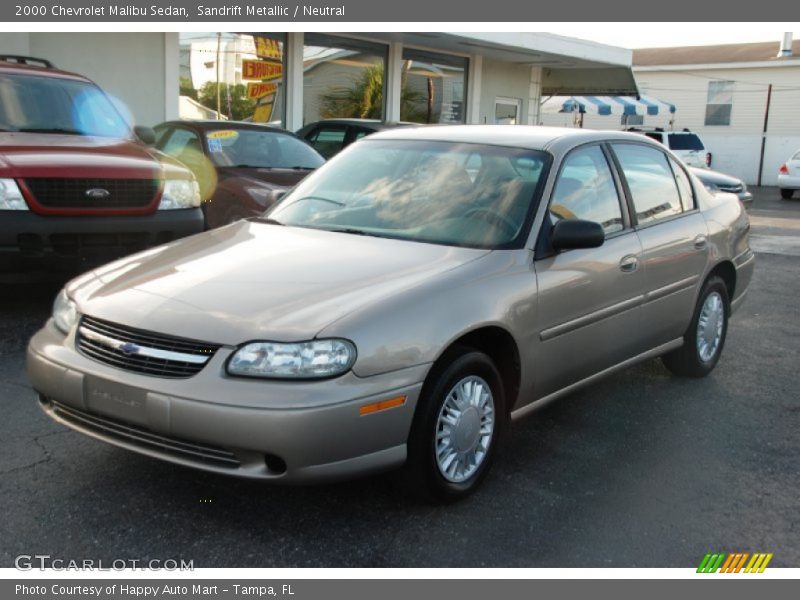 Sandrift Metallic / Neutral 2000 Chevrolet Malibu Sedan