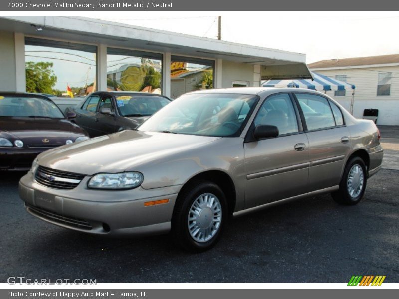 Sandrift Metallic / Neutral 2000 Chevrolet Malibu Sedan