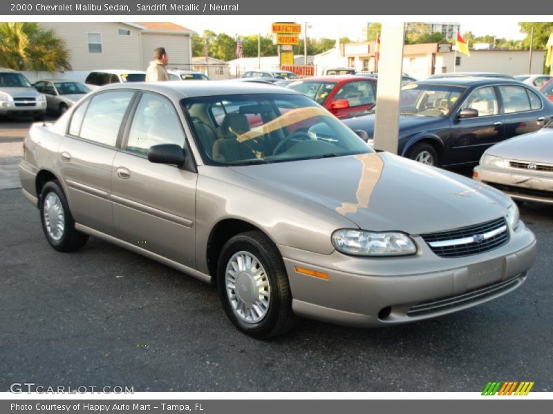 Sandrift Metallic / Neutral 2000 Chevrolet Malibu Sedan