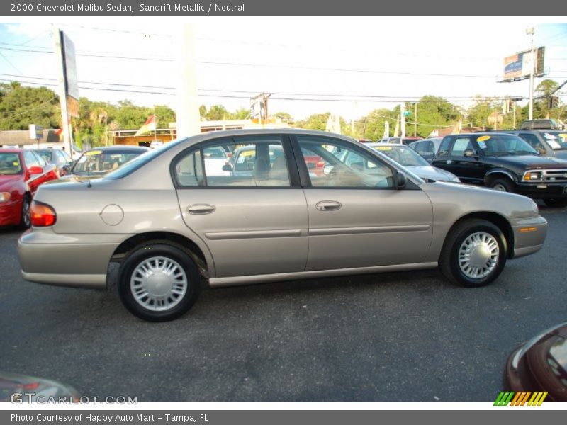 Sandrift Metallic / Neutral 2000 Chevrolet Malibu Sedan