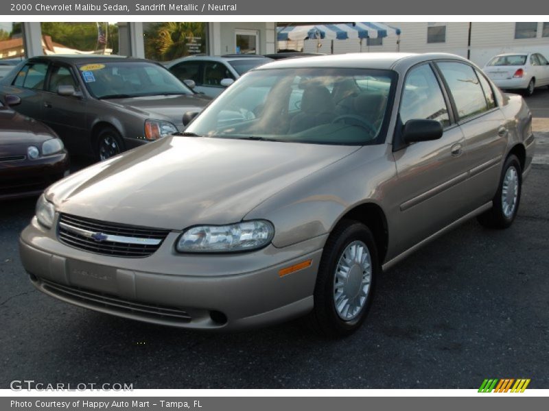 Sandrift Metallic / Neutral 2000 Chevrolet Malibu Sedan
