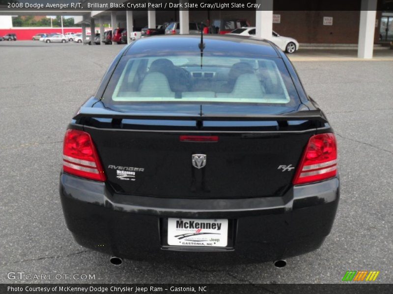 Brilliant Black Crystal Pearl / Dark Slate Gray/Light Slate Gray 2008 Dodge Avenger R/T