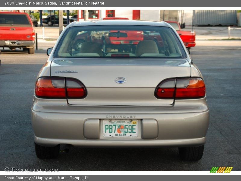 Sandrift Metallic / Neutral 2000 Chevrolet Malibu Sedan