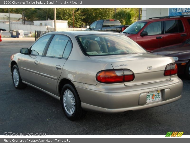 Sandrift Metallic / Neutral 2000 Chevrolet Malibu Sedan