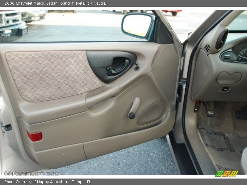 Sandrift Metallic / Neutral 2000 Chevrolet Malibu Sedan