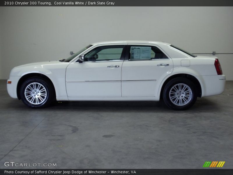 Cool Vanilla White / Dark Slate Gray 2010 Chrysler 300 Touring
