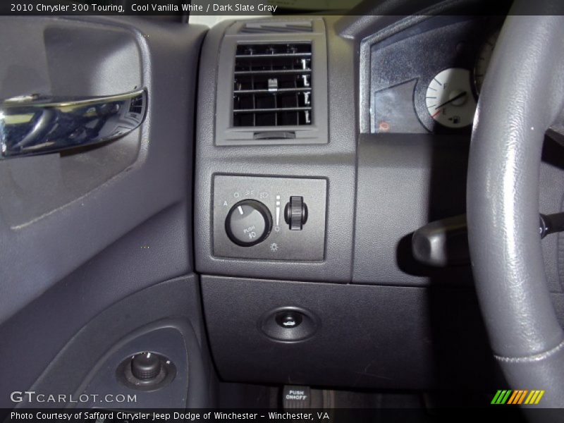 Cool Vanilla White / Dark Slate Gray 2010 Chrysler 300 Touring