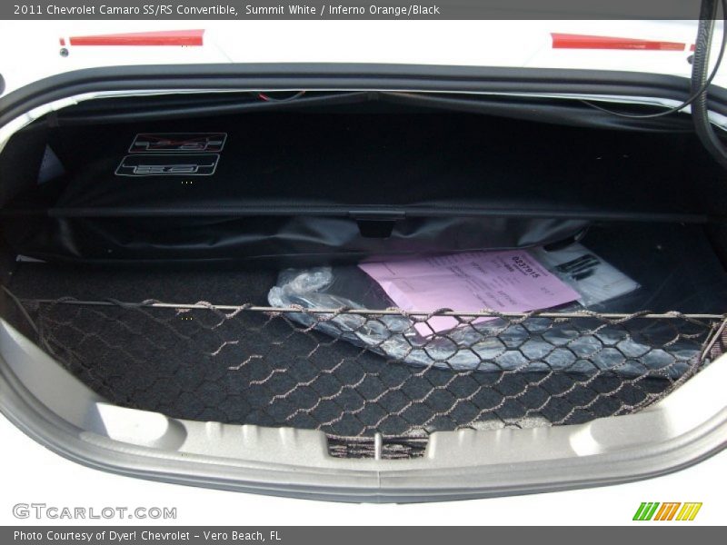  2011 Camaro SS/RS Convertible Trunk