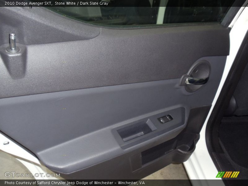 Stone White / Dark Slate Gray 2010 Dodge Avenger SXT