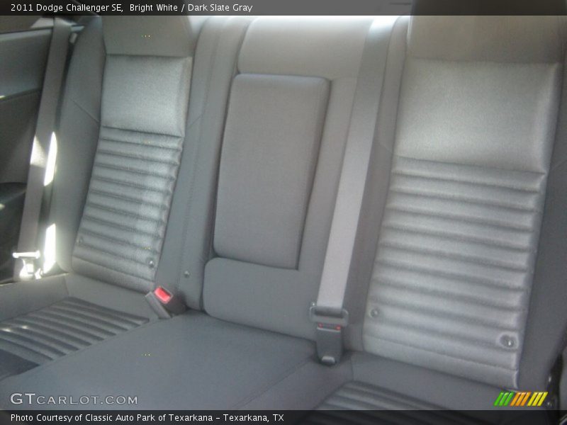 Bright White / Dark Slate Gray 2011 Dodge Challenger SE