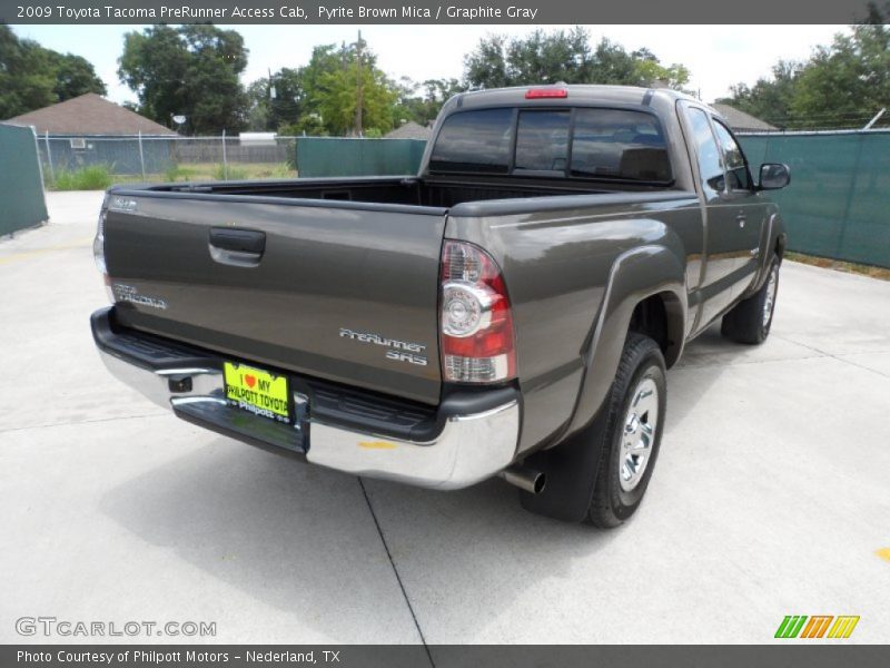 Pyrite Brown Mica / Graphite Gray 2009 Toyota Tacoma PreRunner Access Cab