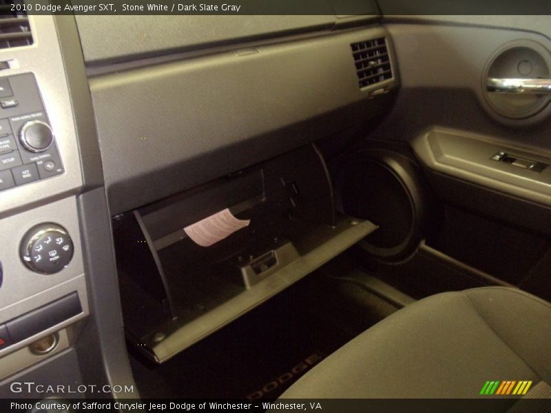 Stone White / Dark Slate Gray 2010 Dodge Avenger SXT