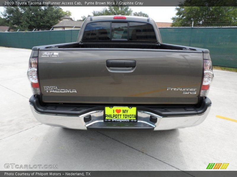 Pyrite Brown Mica / Graphite Gray 2009 Toyota Tacoma PreRunner Access Cab