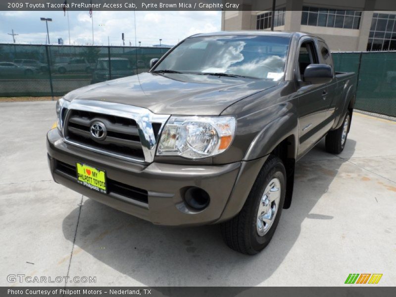Pyrite Brown Mica / Graphite Gray 2009 Toyota Tacoma PreRunner Access Cab
