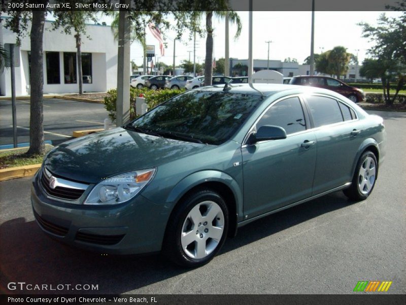 Silver Moss / Gray 2009 Saturn Aura XE