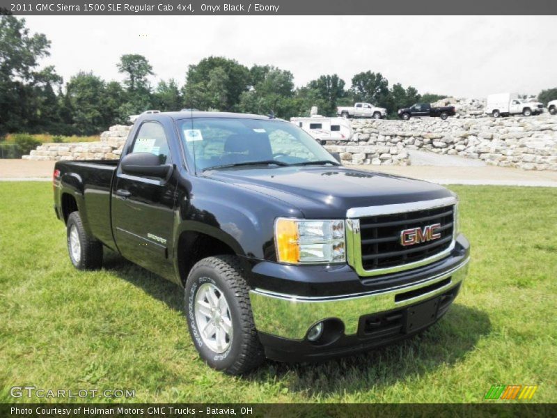 Onyx Black / Ebony 2011 GMC Sierra 1500 SLE Regular Cab 4x4