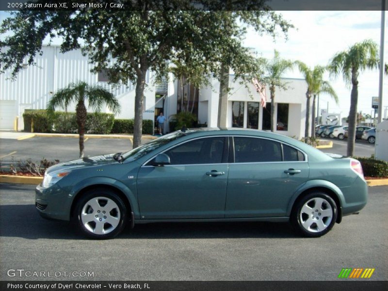 Silver Moss / Gray 2009 Saturn Aura XE