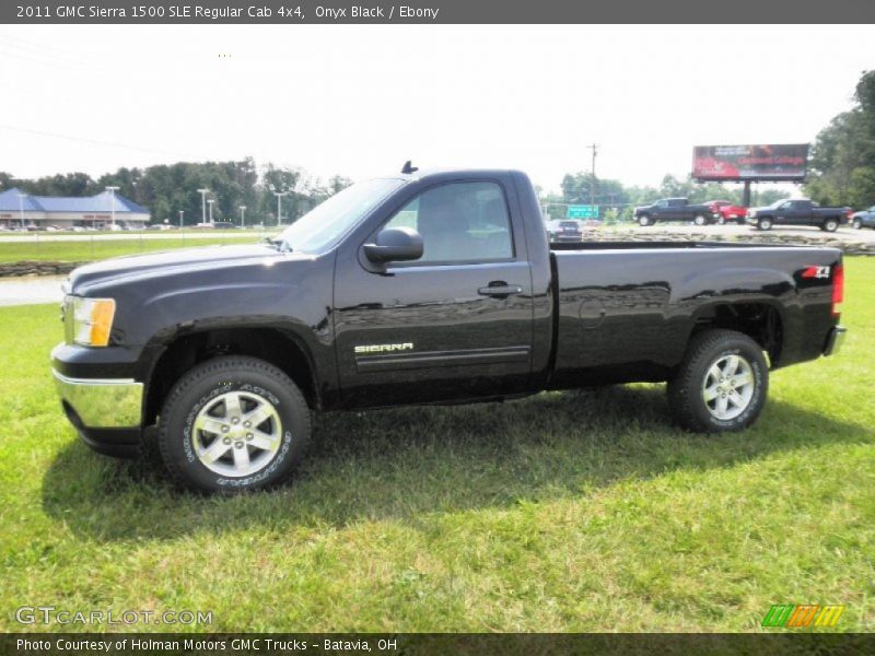  2011 Sierra 1500 SLE Regular Cab 4x4 Onyx Black