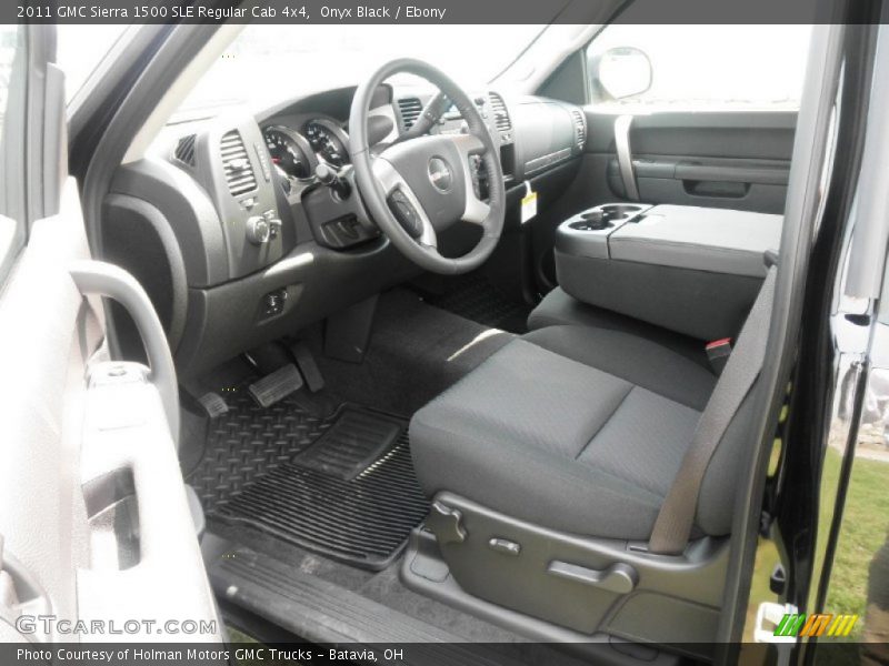 Onyx Black / Ebony 2011 GMC Sierra 1500 SLE Regular Cab 4x4
