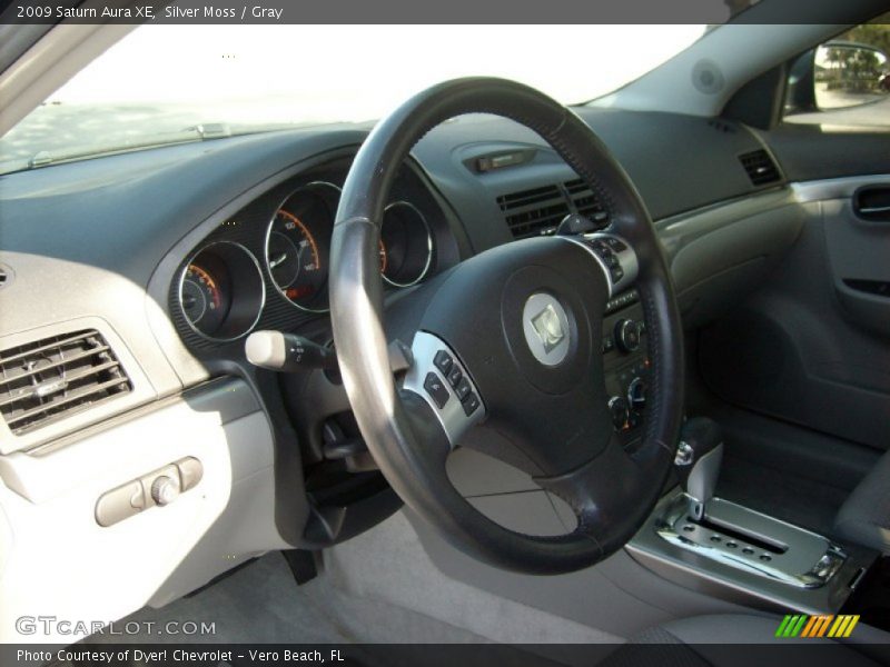 Silver Moss / Gray 2009 Saturn Aura XE