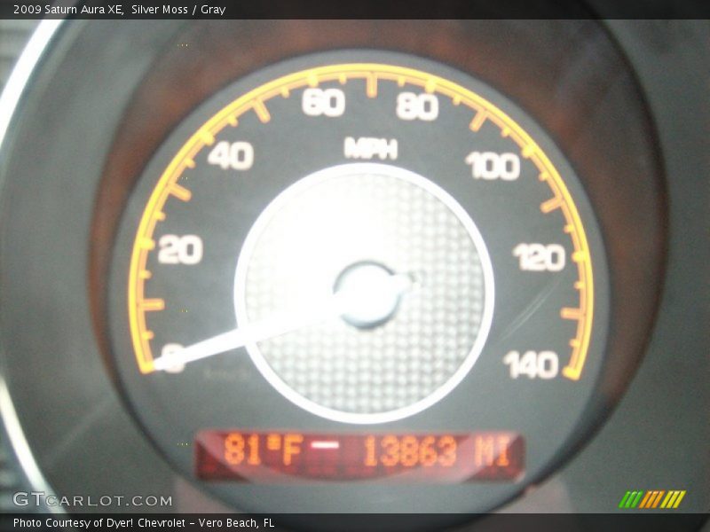 Silver Moss / Gray 2009 Saturn Aura XE