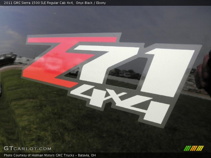Onyx Black / Ebony 2011 GMC Sierra 1500 SLE Regular Cab 4x4
