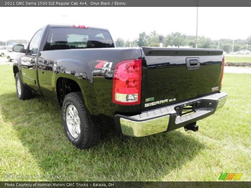 Onyx Black / Ebony 2011 GMC Sierra 1500 SLE Regular Cab 4x4