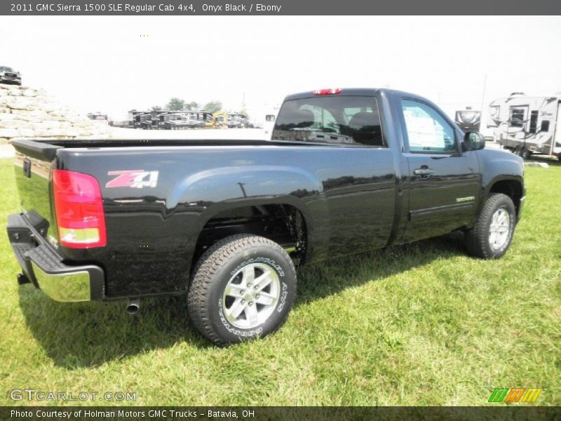 Onyx Black / Ebony 2011 GMC Sierra 1500 SLE Regular Cab 4x4