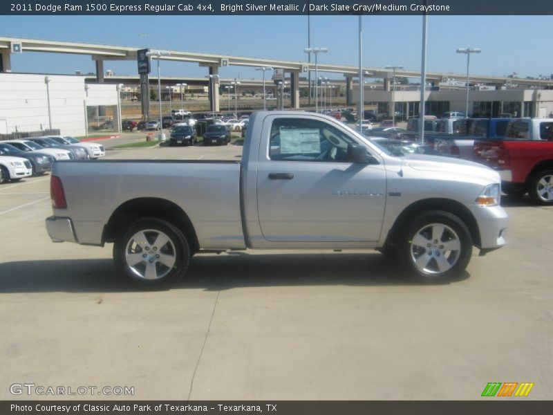 Bright Silver Metallic / Dark Slate Gray/Medium Graystone 2011 Dodge Ram 1500 Express Regular Cab 4x4