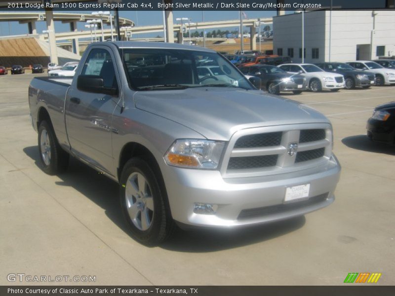 Bright Silver Metallic / Dark Slate Gray/Medium Graystone 2011 Dodge Ram 1500 Express Regular Cab 4x4