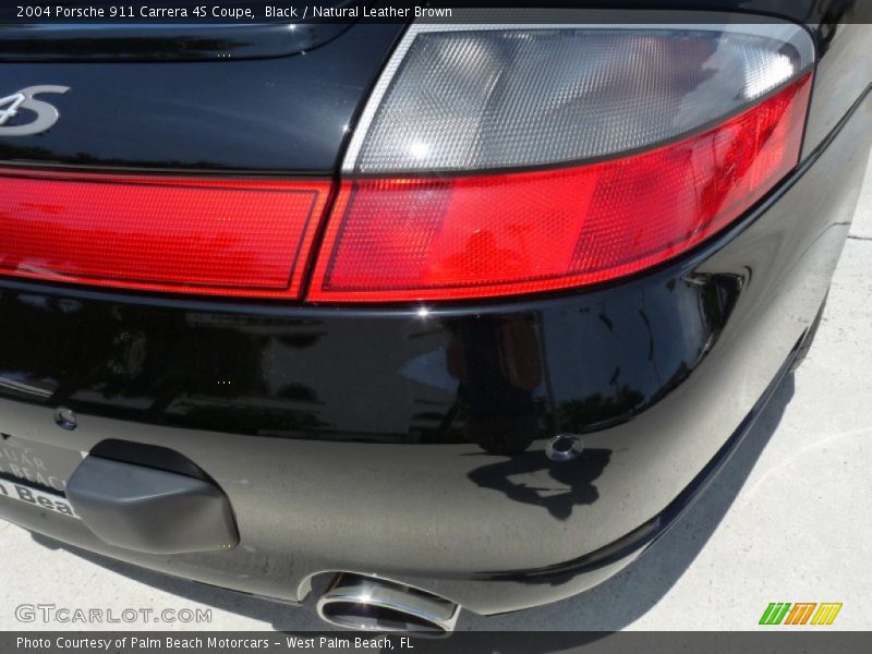 Black / Natural Leather Brown 2004 Porsche 911 Carrera 4S Coupe