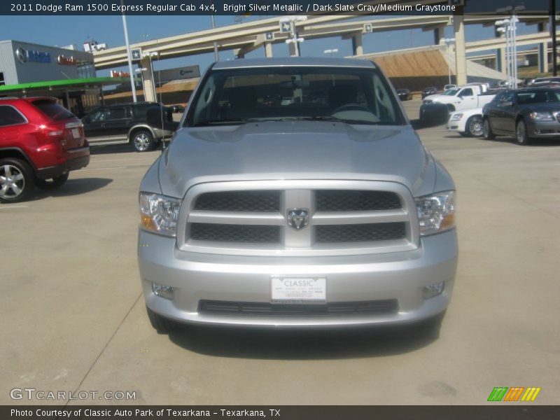 Bright Silver Metallic / Dark Slate Gray/Medium Graystone 2011 Dodge Ram 1500 Express Regular Cab 4x4