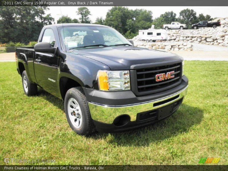 Onyx Black / Dark Titanium 2011 GMC Sierra 1500 Regular Cab