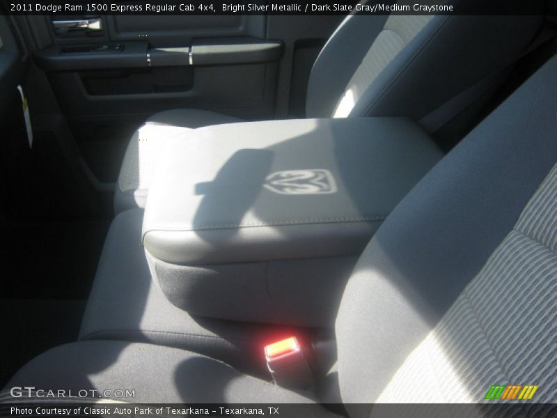 Bright Silver Metallic / Dark Slate Gray/Medium Graystone 2011 Dodge Ram 1500 Express Regular Cab 4x4