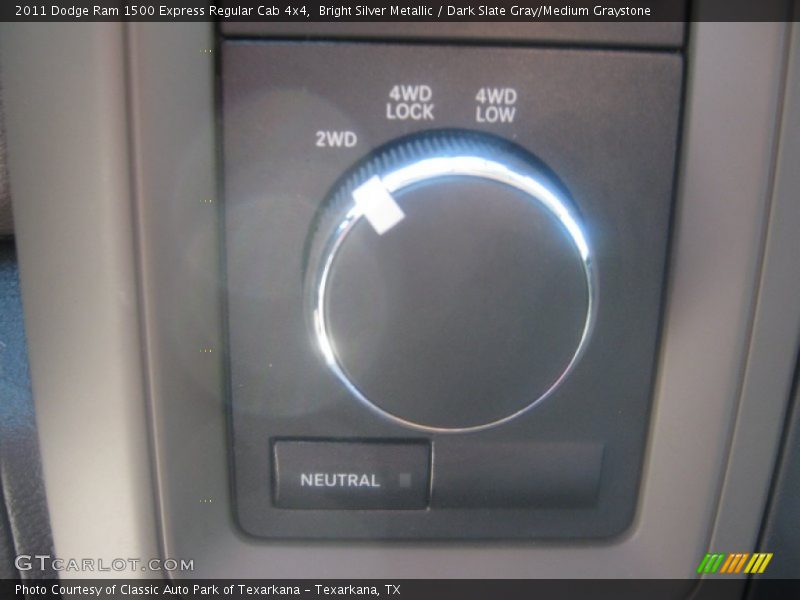 Bright Silver Metallic / Dark Slate Gray/Medium Graystone 2011 Dodge Ram 1500 Express Regular Cab 4x4