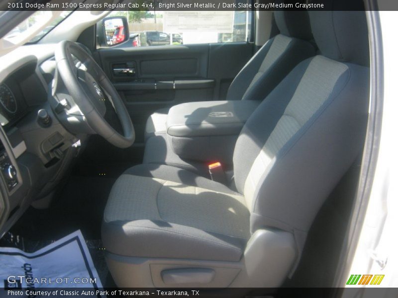 Bright Silver Metallic / Dark Slate Gray/Medium Graystone 2011 Dodge Ram 1500 Express Regular Cab 4x4