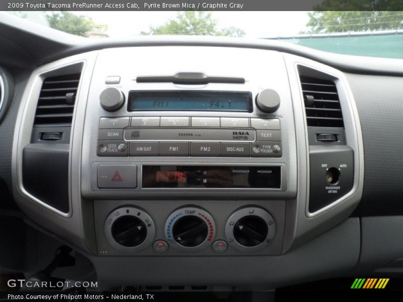 Controls of 2009 Tacoma PreRunner Access Cab
