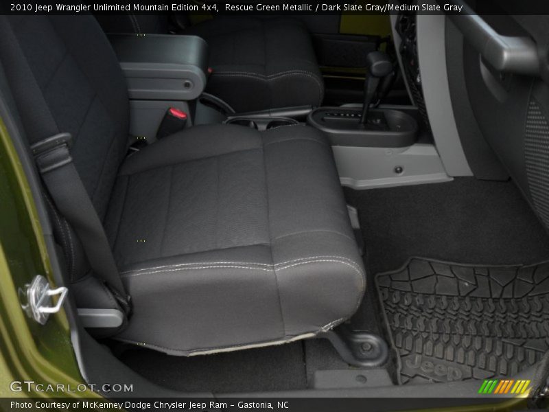 Rescue Green Metallic / Dark Slate Gray/Medium Slate Gray 2010 Jeep Wrangler Unlimited Mountain Edition 4x4