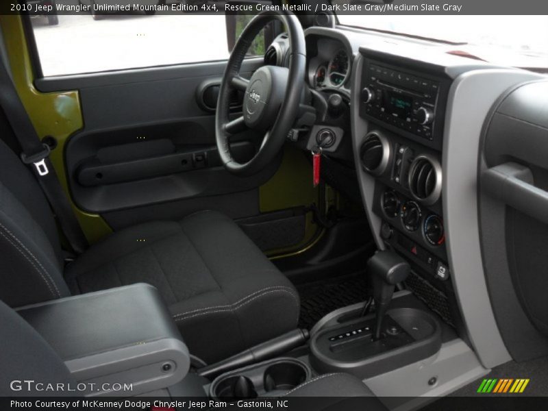 Rescue Green Metallic / Dark Slate Gray/Medium Slate Gray 2010 Jeep Wrangler Unlimited Mountain Edition 4x4