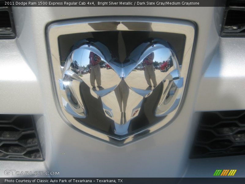 Bright Silver Metallic / Dark Slate Gray/Medium Graystone 2011 Dodge Ram 1500 Express Regular Cab 4x4