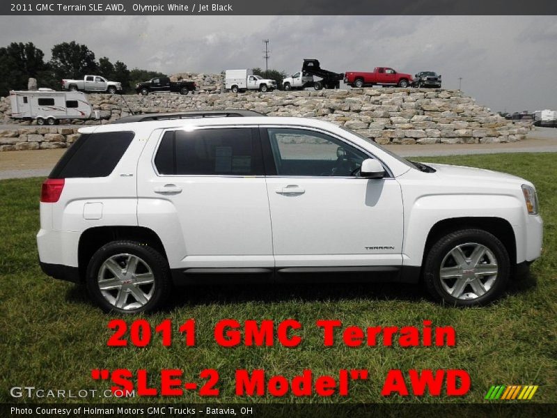 Olympic White / Jet Black 2011 GMC Terrain SLE AWD