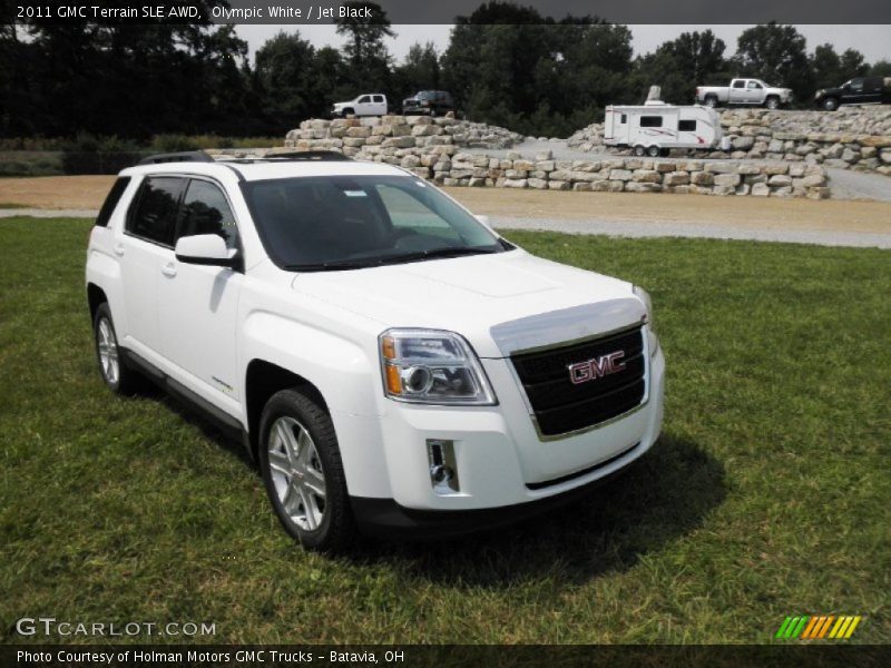 Olympic White / Jet Black 2011 GMC Terrain SLE AWD