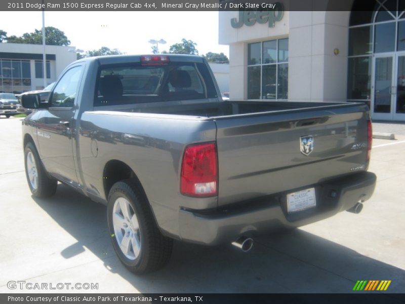 Mineral Gray Metallic / Dark Slate Gray 2011 Dodge Ram 1500 Express Regular Cab 4x4