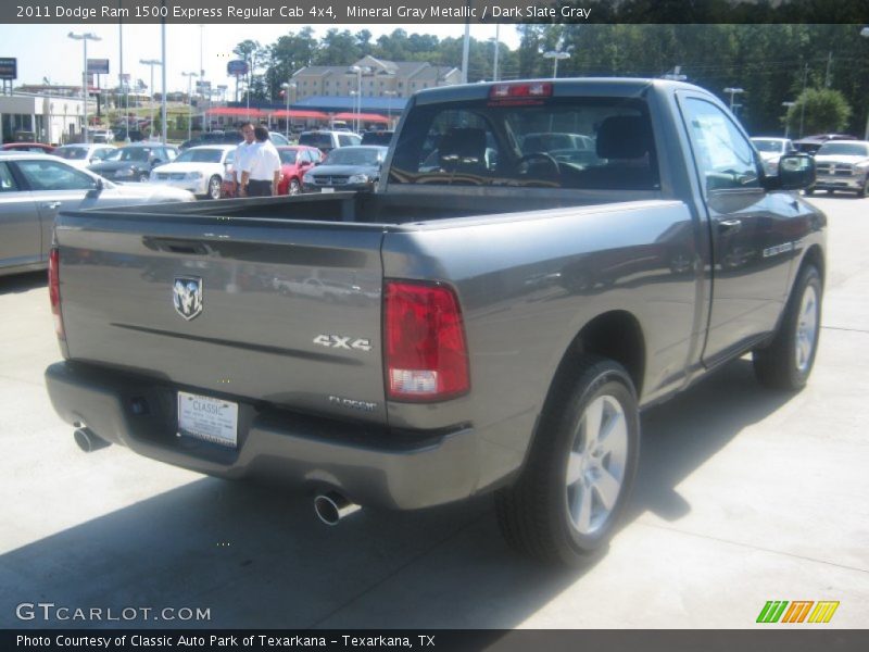 Mineral Gray Metallic / Dark Slate Gray 2011 Dodge Ram 1500 Express Regular Cab 4x4