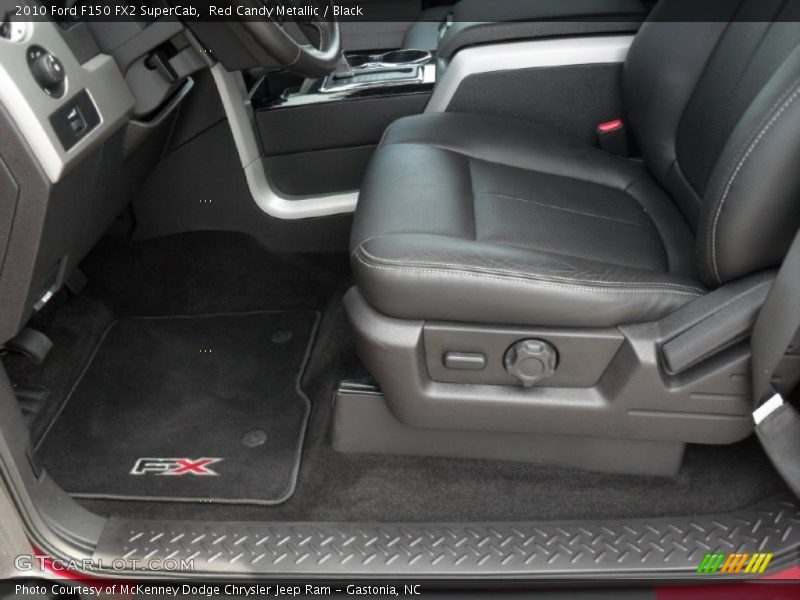 Red Candy Metallic / Black 2010 Ford F150 FX2 SuperCab