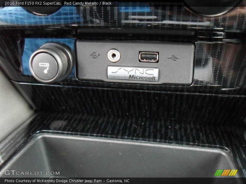 Red Candy Metallic / Black 2010 Ford F150 FX2 SuperCab