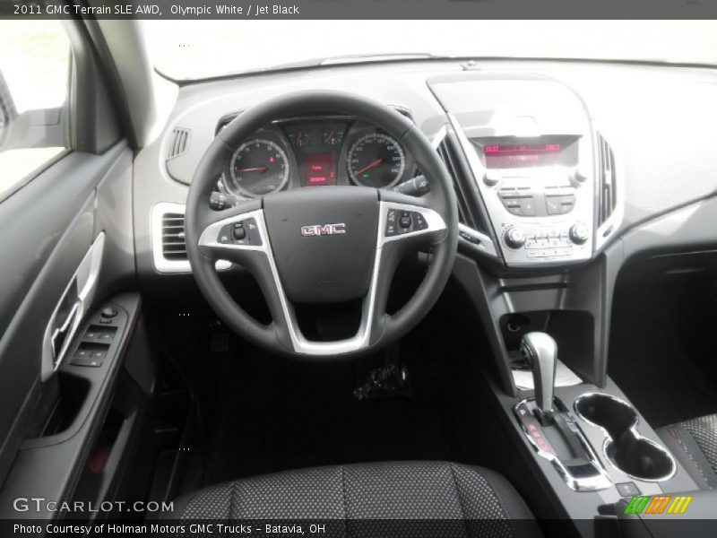 Olympic White / Jet Black 2011 GMC Terrain SLE AWD