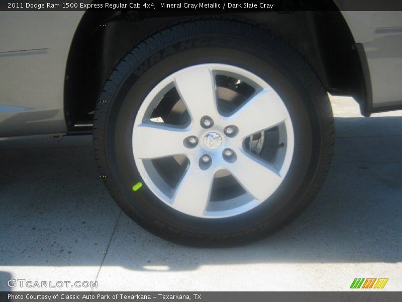 Mineral Gray Metallic / Dark Slate Gray 2011 Dodge Ram 1500 Express Regular Cab 4x4