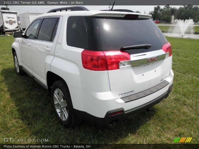 Olympic White / Jet Black 2011 GMC Terrain SLE AWD